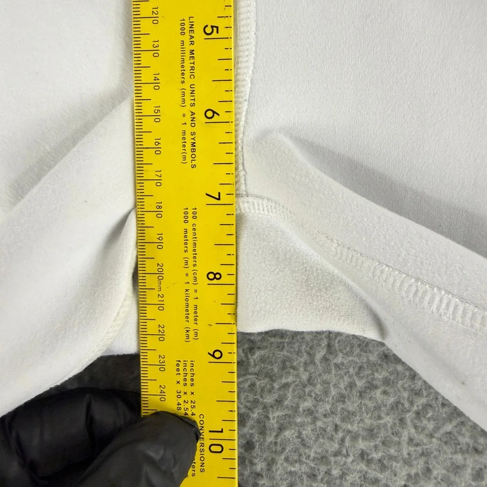 Alo Yoga Moto Leggings Womens Small White Mesh Quilted High Rise Yoga Pants Gym‎
